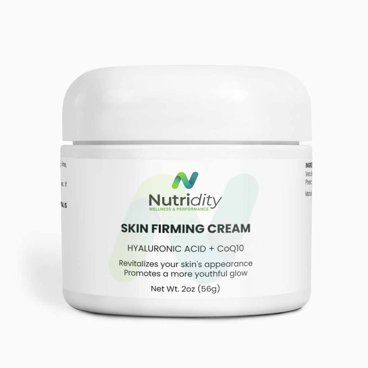 Nutridity Skin Firming Cream, 2 oz – Advanced DMAE, Hyaluronic Acid & CoQ10 Face Cream for Neck, Jawline, and Eye Area Lifting and Toning – Made in USA
