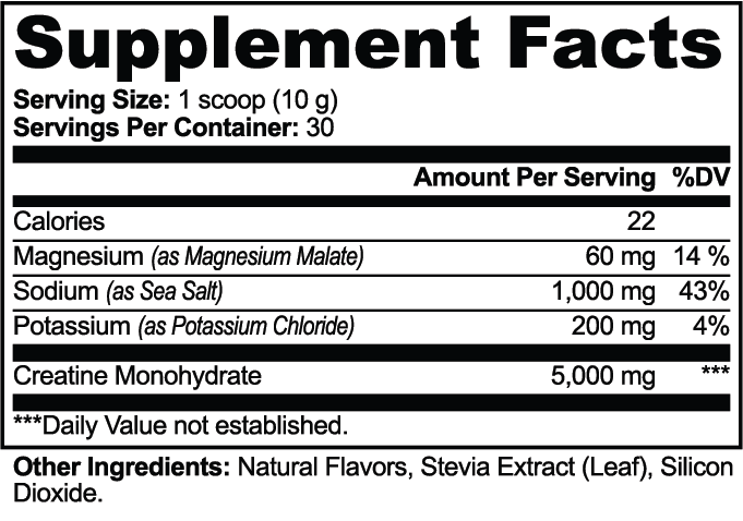 Nutridity Creatine Hydration Powder, Lemon Flavor, 300g (10.6 oz) - 5000mg Creatine Monohydrate with Electrolytes (Magnesium, Sodium, Potassium) for Pre/Post Workout, Muscle Energy, Endurance, and Recovery
