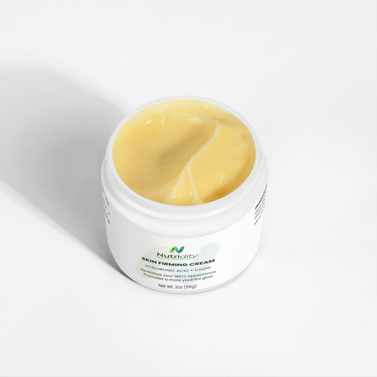 Nutridity Skin Firming Cream, 2 oz – Advanced DMAE, Hyaluronic Acid & CoQ10 Face Cream for Neck, Jawline, and Eye Area Lifting and Toning – Made in USA